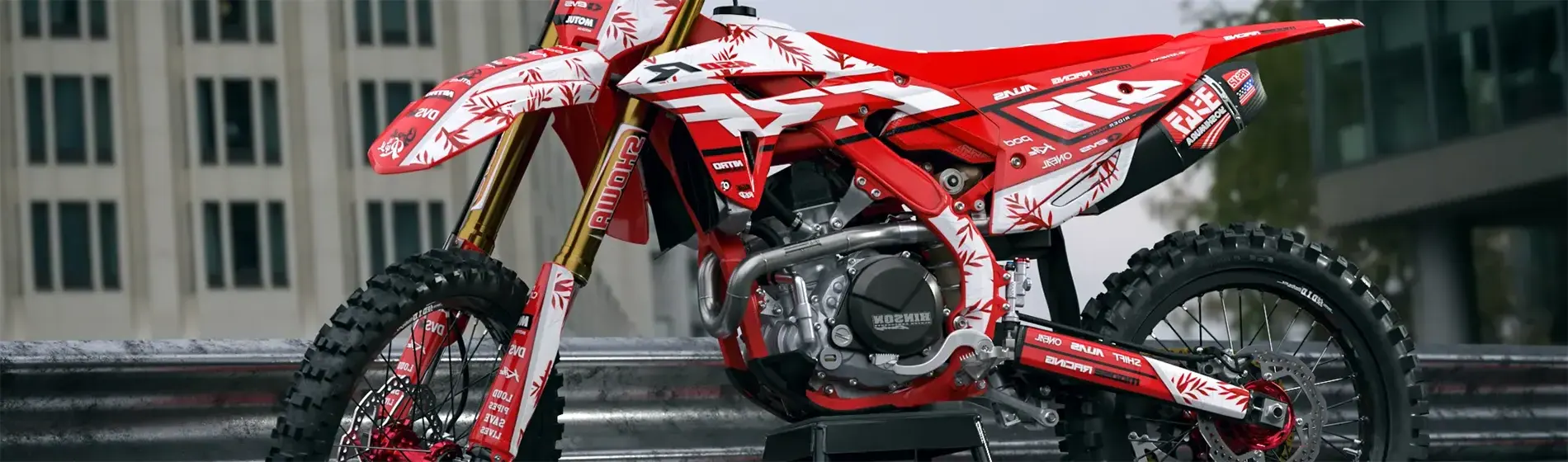 Covering garde boue moto