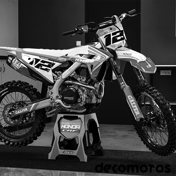Covering moto blanc