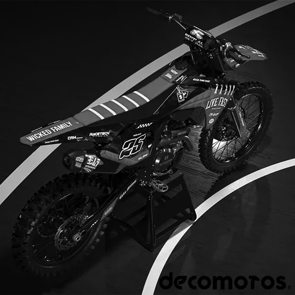Covering moto bleu